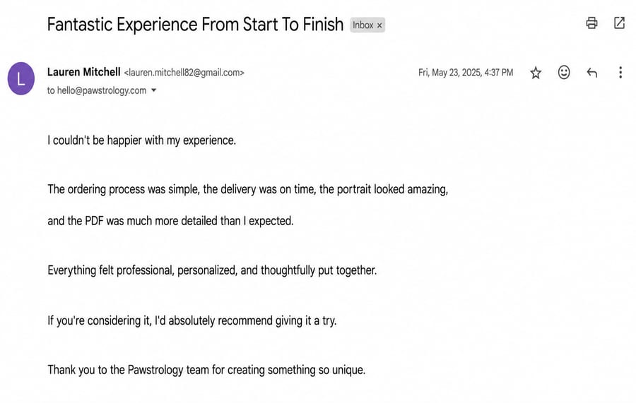Real customer review 5